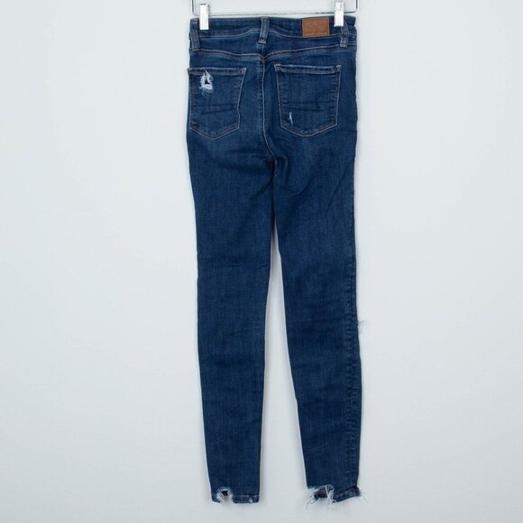 American Eagle Super Hi-Rise Jegging Size 000S - Picture 4 of 7
